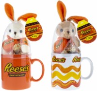 Galerie Plush Easter Bunny with Reese's Miniature Cups Candy and Giant Mug Gift