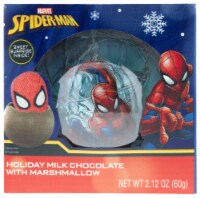 Spiderman Holiday Hot Chocolate Ball with Marshmallow Perspective: Main