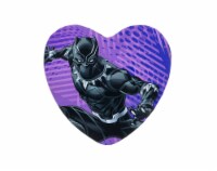Black Panther Heart Tin With Chocolate Valentine Candy Perspective: Main