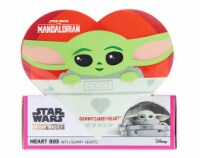 Star Wars The Mandalorian Gummy Heart Valentine Candy Box Perspective: Main