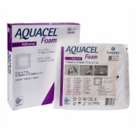 Aquacel Foam Dressing 7 x 7 Square with Border Waterproof Film Backing 420621 10 per Box