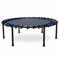 JOMEED 40 Inch Silent Mini Fitness Trampoline Bungee Rebounder Trainer, Blue