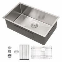 Sarlai 30  16 Gauge Stainless Steel Undermount Single Bowl Basin Kitchen Sink