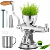 Vevor Manual Wheatgrass Juicer Hand Crank Wheatgrass Juicer Grinder With Base