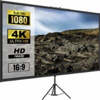 Vevor Tripod Projector Screen With Stand 110Inch 4K Hd 16:9 Home Cinema Portable