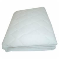 L A BABY 10RGC Waterproof 100% Organic Cotton Mattress Cover- Ecru