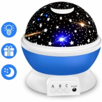 Star Light Kid Sleep Night Sky LED USB Romantic Starry Projector Cosmos Lamp Blue