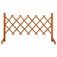 Garden Trellis Fence Orange 47.2 x23.6 Solid Firwood