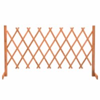 Garden Trellis Fence Orange 59.1 x31.5 Solid Firwood