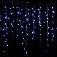 13FT 96LED Icicle String Light With 19 Drops Indoor Outdoor Xmas Light Party Decor Cool White