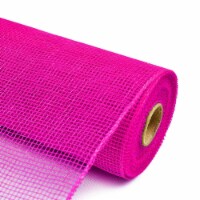 10 x 10 Yds Deco Poly Mesh Ribbon Christmas Halloween Holiday Decor Ribbon Rose Red