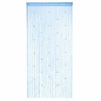 Crystal Beaded String Door Curtain Beads Room Divider Fringe Window Panel Drapes Blue