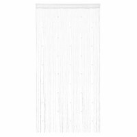 Crystal Beaded String Door Curtain Beads Room Divider Fringe Window Panel Drapes White