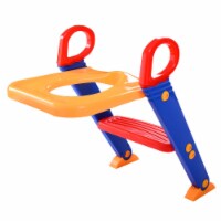 Potty Training Toilet Seat for Kids with Adjustable Step Stool Ladder, Splash Guard