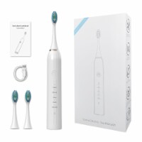 Sonic Electric Toothbrush 5 Modes + 2 Head IPX7 Waterproof USB Charging