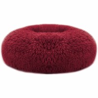 Pet Dog Bed Soft Warm Fleece Puppy Cat Bed Dog Cozy Nest Sofa Bed Cushion L Size Red L