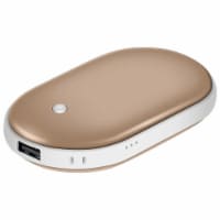 Portable Hand Warmer 5000mAh Power Bank Rechargeable Pocket Warmer Double-Sided Heating