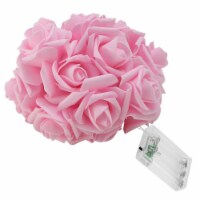 40 LEDs Rose Flower String Lights 10ft Battery Operated Decorative Lights for Anniversary