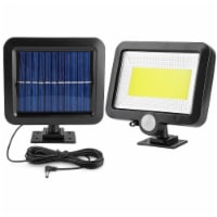 Solar Powered Wall Lights Outdoor 100 LED Beads Motion Sensor Lamp IP65 Waterproof Dusk To