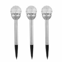 Solarek 3 Pcs Outdoor Solar Lights IP44 Waterproof Ball RGB Light Garden Decor Lamp Landscape