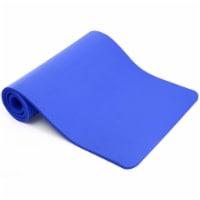 Thick Yoga Mat Anti-Tear High Density NBR Exercise Mat Anti-Slip Fitness Mat Blue