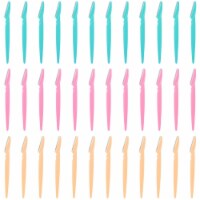 36pcs Women Eyebrow Razor Trimmer Facial Hair Remover Blade Safety Bikini Trimmer Shaper