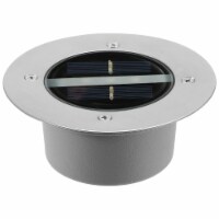 Solar LED Disk Lights IP44 Water-Resistant Light Sensor Lawn Light Auto On Off Light Built in