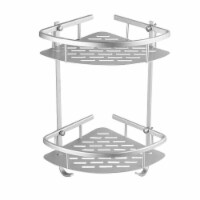 Bathroom Triangular Wall Shelf Holder 2-Layer