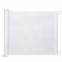 Retractable Baby Gate, Child Pet Safety Door, 34  Tall, Extends to 55  Wide, Indoor Outdoor,