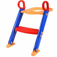 Potty Training Toilet Seat for Kids with Adjustable Step Stool Ladder, Splash Guard