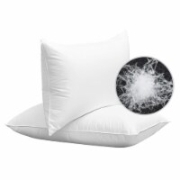 Luxury Bed Pillow Soft Goose Down Feather Pillow for Sleeping Home Hotel Use Queen Size 2Pcs