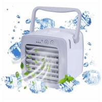 Portable USB Personal Mini Air Conditioner Fan 3 Speeds Quiet Adjustable Vane Ice Water Tank