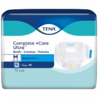 TENA Complete + Care Ultra Adult Incontinence Brief M Moderate Absorbency 69962, Ultra, 24 Ct