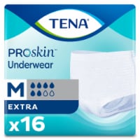 TENA Disposable Underwear Medium, Ultimate-Extra, 16 Ct