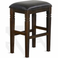 Sunny Designs Homestead 30  Transitional Wood Stool in Tobacco Leaf