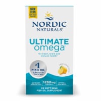 Nordic Naturals® Ultimate Omega® Lemon Flavored Soft Gels Perspective: Main