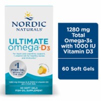 Nordic Naturals® Ultimate Omega®-D3 Lemon Soft Gels Perspective: Main