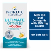 Nordic Naturals Ultimate Omega + CoQ10 Soft Gels
