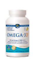 Nordic Naturals Omega-3D 690 mg / 1000 IU D3 Fish Oil Lemon Softgels