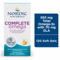 Nordic Naturals Complete Omega-3-6-9 Fish Oil Dietary Supplement Soft Gels