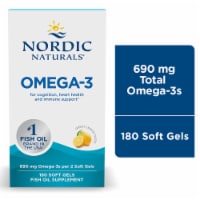 Nordic Naturals® Omega-3 Lemon Fish Oil Soft Gels Perspective: Main