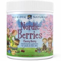 Nordic Naturals Nordic Berries Multivitamins for Adults & Kids - Cherry Berry Flavored