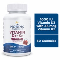 Nordic Naturals® Vitamin D3 + K2 Gummies 25mcg Perspective: Main