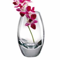 Radiant European Mouth Blown Crystal 9  Vase  - The Bomb!