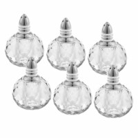 Handmade Lead Free Crystal Zendra  Individual Salt & Peppers -2 - Gift Boxed  6 Pc Set