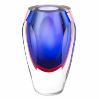 Essence Murano Style Art Glass Violet 9  Vase
