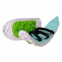 Crescent Moon Eva Foam Deck Recreational Running Snowshoes for Adults, Seafoam