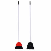 Cleaning Plastic Angle Broom, Assorted Colors - Pack of 36