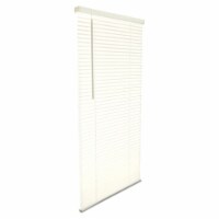 Vinyl 1 in. Mini-Blinds, 29 x 64 in. Alabaster Cordless