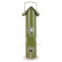 1 lbs Wild Bird & Finch Metal Tube Bird Feeder, 6 Ports
